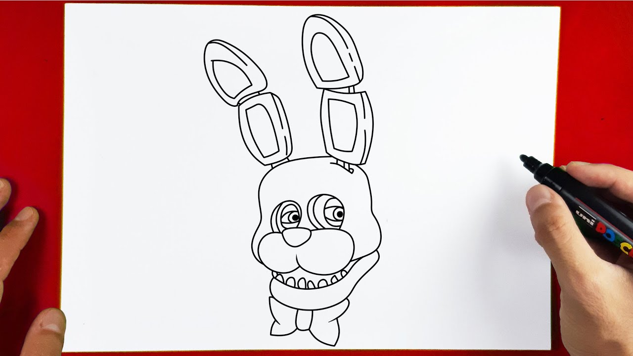 How to Draw Bonnie | Five Nights at Freddy's