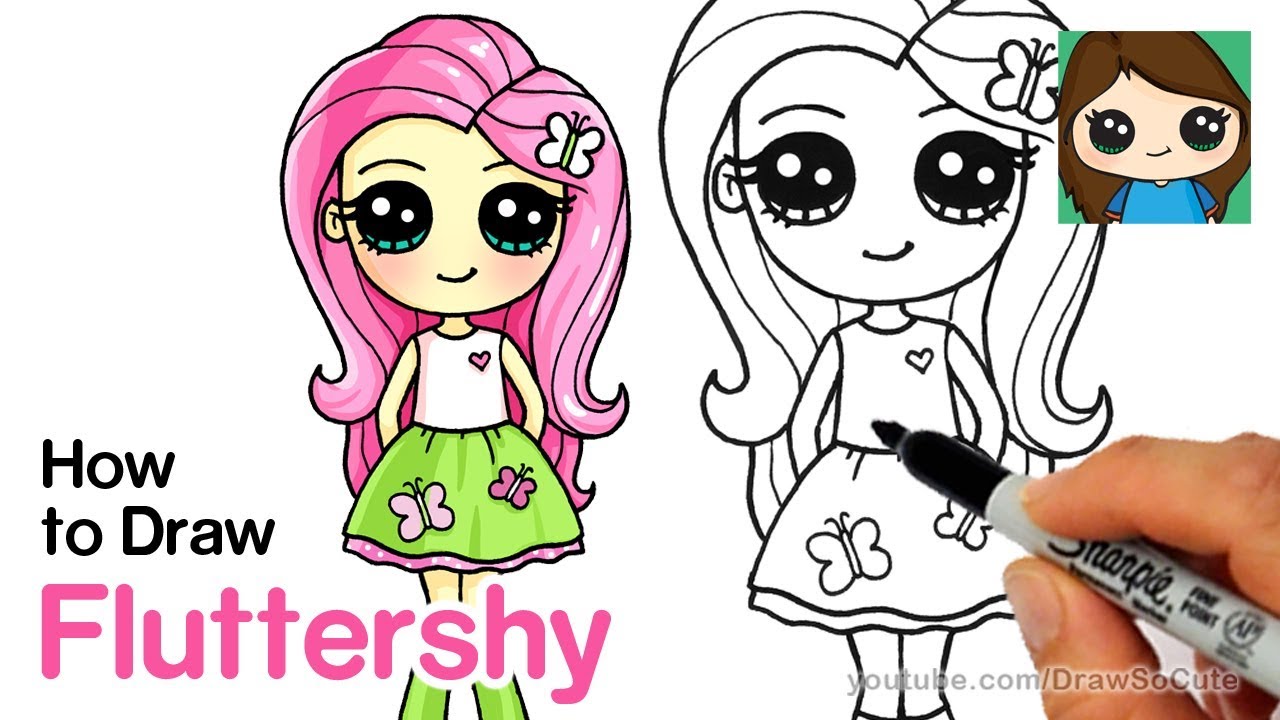 How to Draw Fluttershy | My Little Pony Equestria Girls