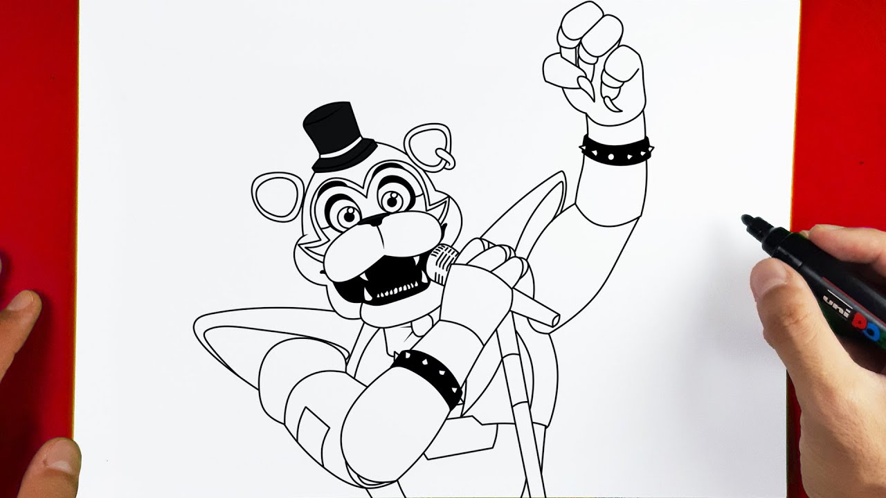 How to Draw Freddy - Security Breach: Five Nights at Freddy's