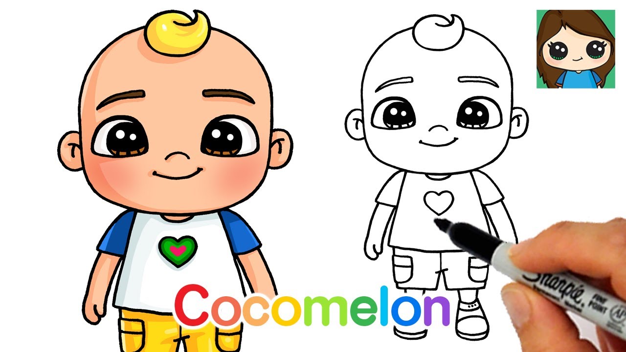 How to Draw JJ | Cocomelon