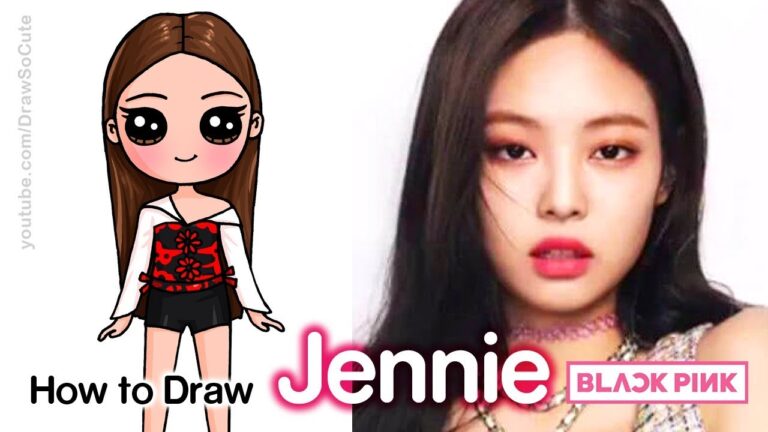 How to Draw Jennie | BlackPink Kpop