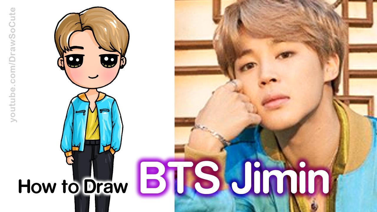How to Draw Jimin | BTS