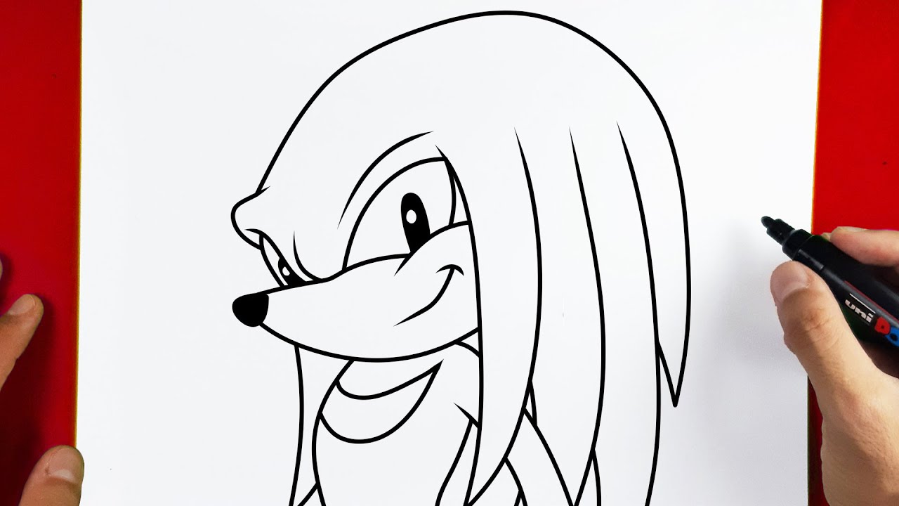 How to Draw Knuckles - Sonic The Hedgehog 2