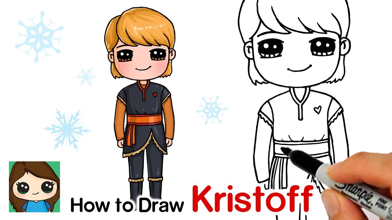 How to Draw Kristoff | Disney Frozen 2
