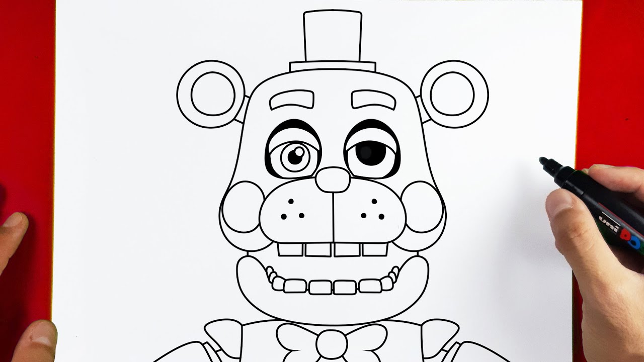How to Draw Lefty - Five Nights at Freddy's | FNAF