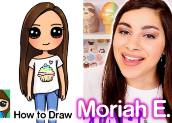How to Draw Moriah Elizabeth | Famous YouTuber