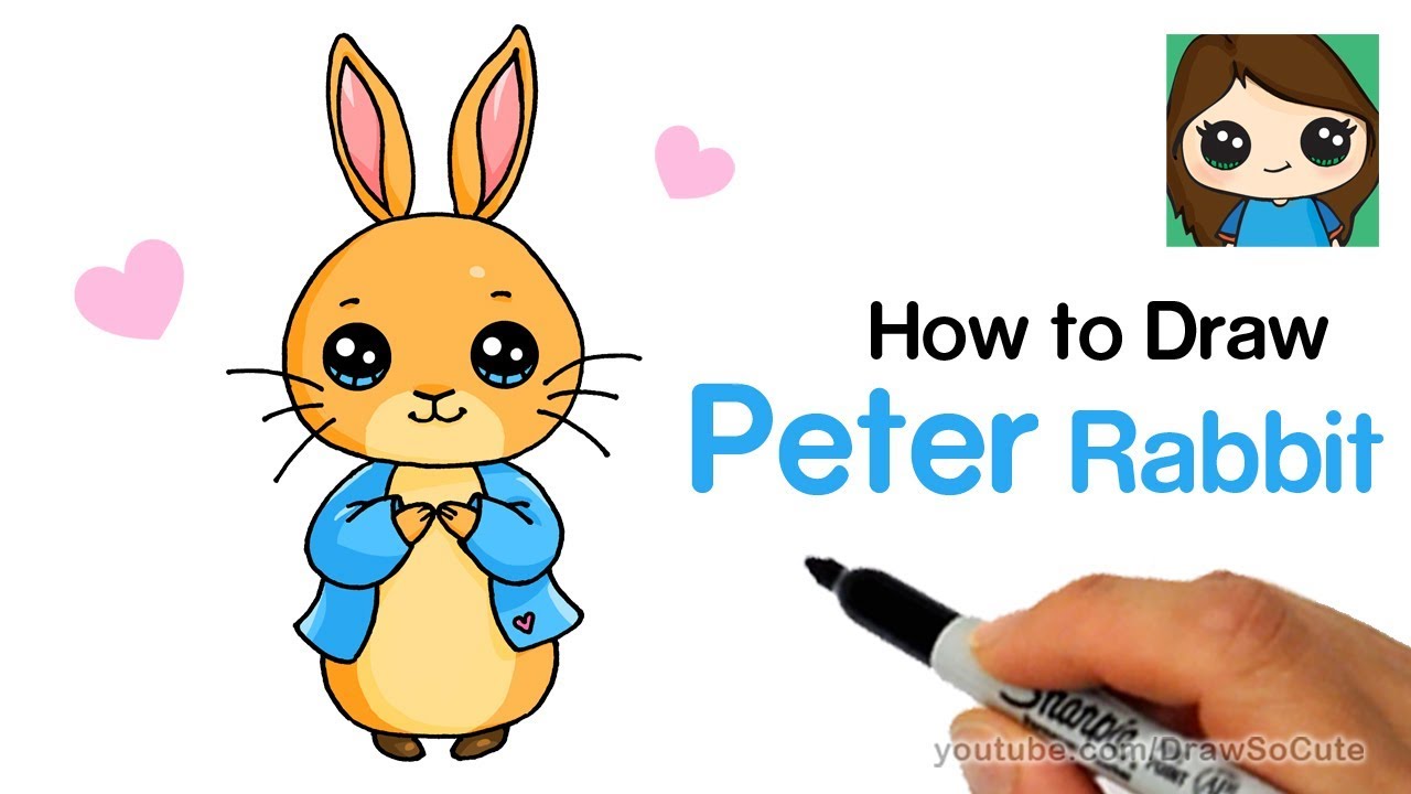 How to Draw Peter Rabbit Easy
