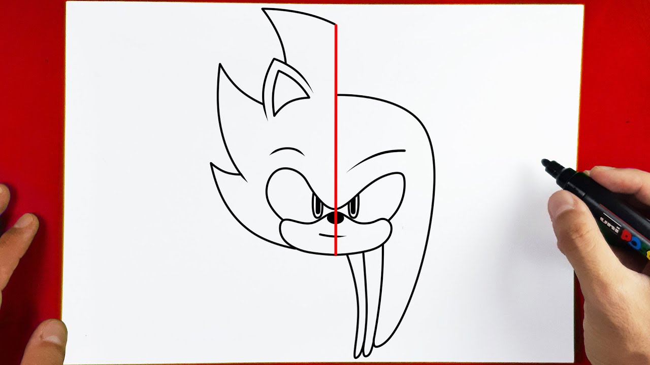 How to Draw Sonic vs knuckles