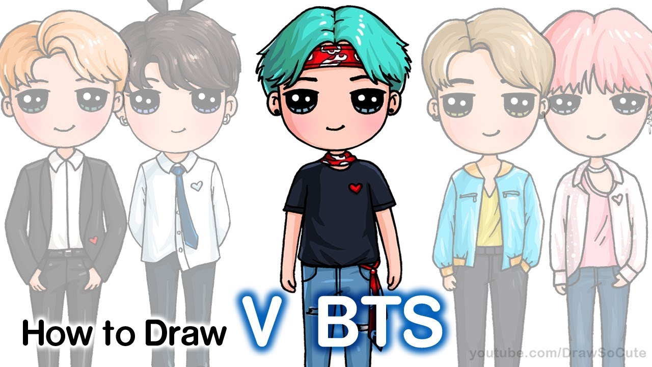 How to Draw V | BTS