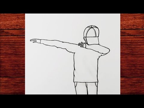 How to Draw a Boy Pose Easyway / Sketch Art Tutorial / M.A Drawings
