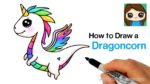 How to Draw a Dragon Unicorn | Dragoncorn