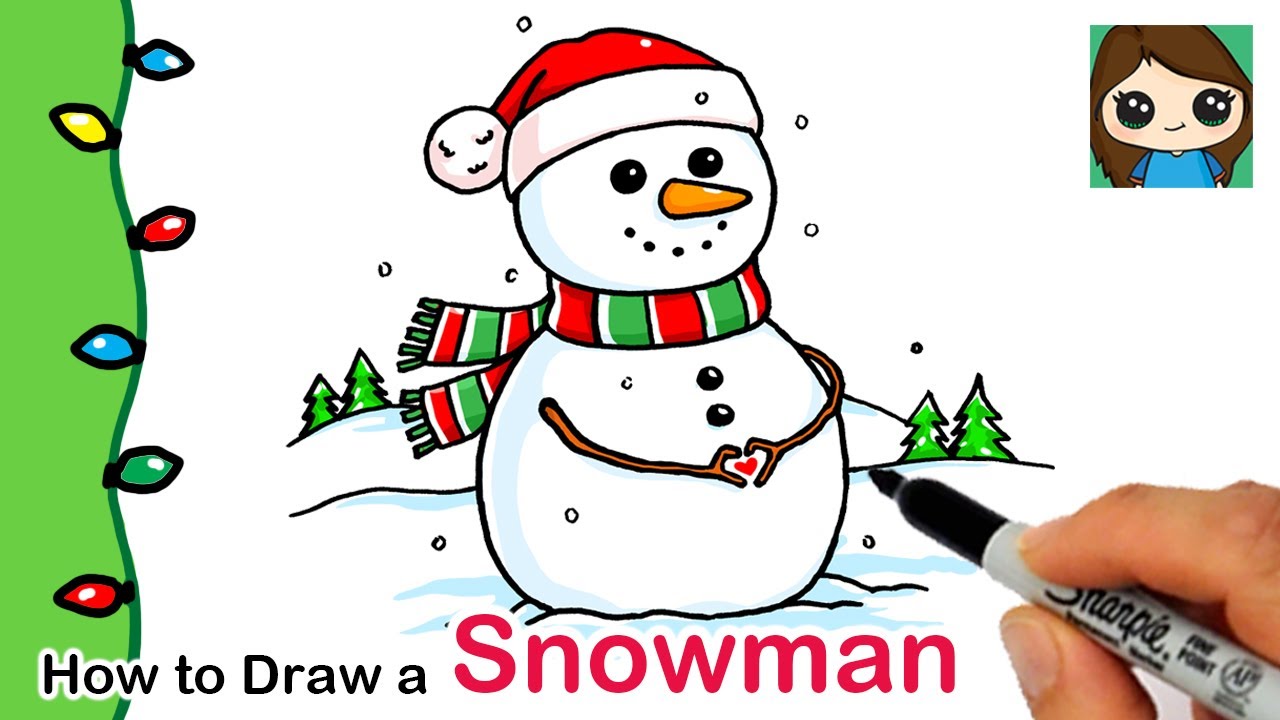 How to Draw a Snowman | Christmas Series #4
