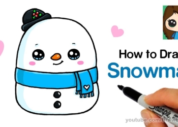 How to Draw a Snowman Easy | Squishmallows
