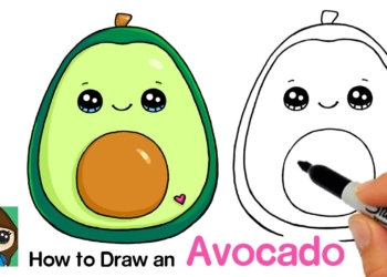 How to Draw an Avocado Fruit  Squishmallows
