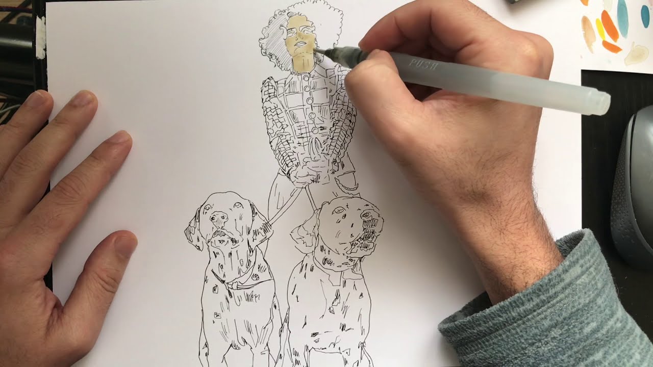 How to draw “Cruella” | Cruella drawing Emma Stone