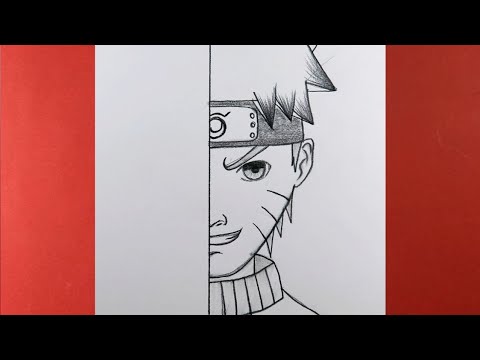 How to draw Naruto Step By Step / Easy Anime Drawing ( ma drawings )
