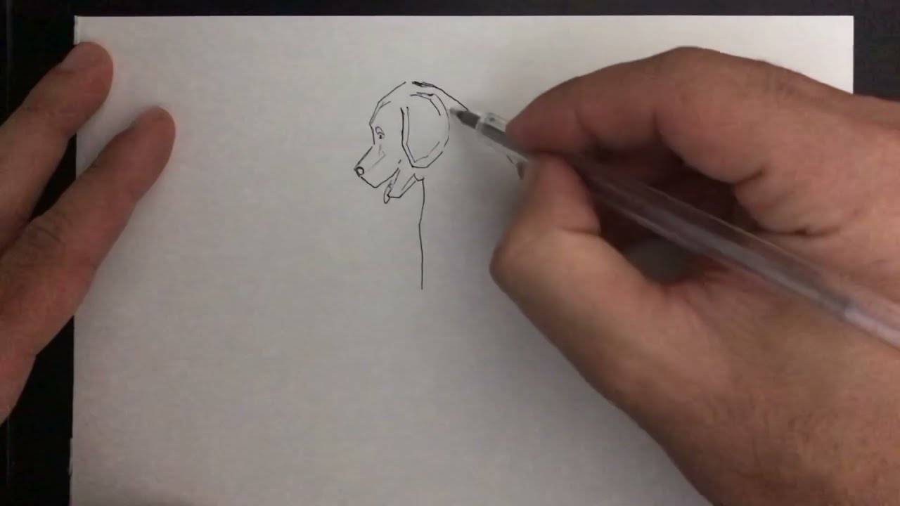How to draw clifford the big red dog | Clifford the big red dog drawing