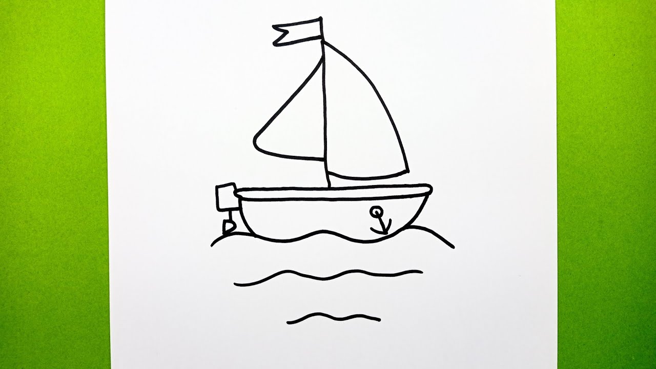 Kolay Gemi Çizimi, Gemi Nasıl Çizilir, Adım Adım Kolay Çizimler, Çizim Saati Art Easy Drawing