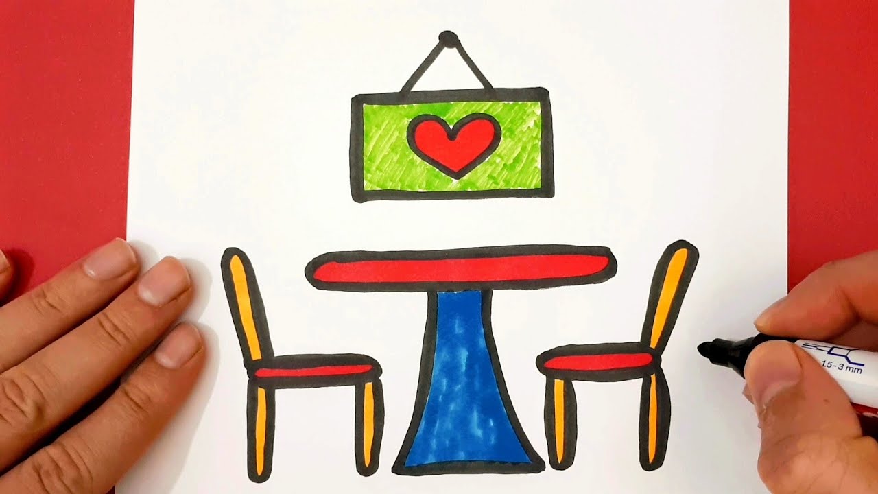 Kolay Masa ve Sandalye ÇizimiKolay Çizimler