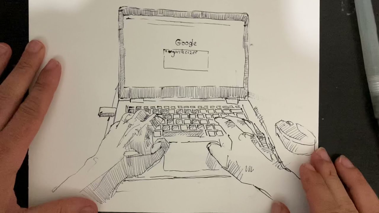 Laptop resmi nasıl çizilir | laptop çizimi