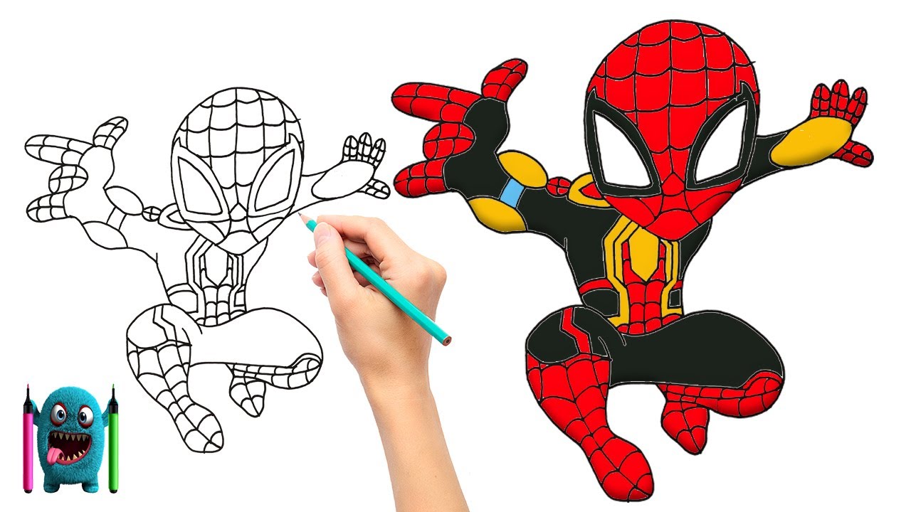Örümcek Adam Çizimi How to Draw Spider Man No Way Home