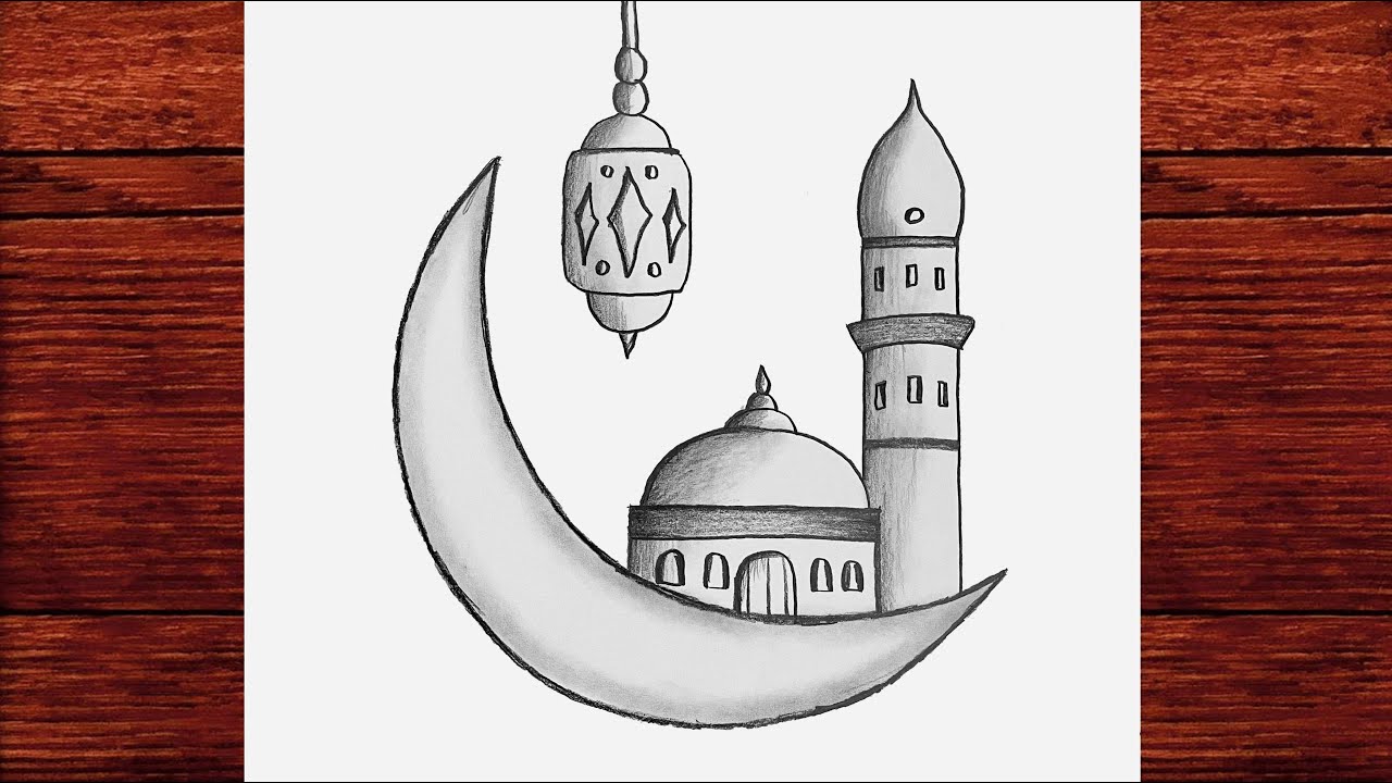 Ramazan Resmi Çizimi Kolay - Ramazan İle İlgili Çizimler - Ramazan Resmi Nasıl Çizilir [2022]