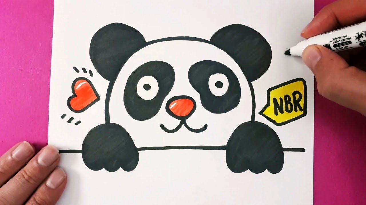 Sevimli Panda ÇizimiKolay Çizimler