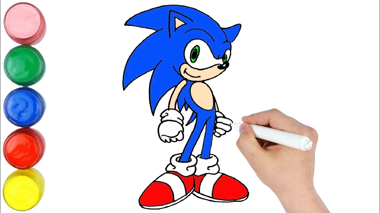 Sonic Boom Kirpi Sonic Çizim ve Boyama | Kirpi Sonic Nasıl Çizilir | Kolay Çizimler