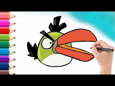 Como Dibujar a Hal / How to Draw Hal Angry Bird