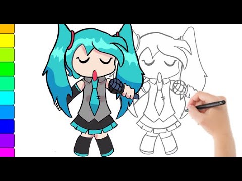 Como Dibujar a Miku I How To Draw Miku I de FNF