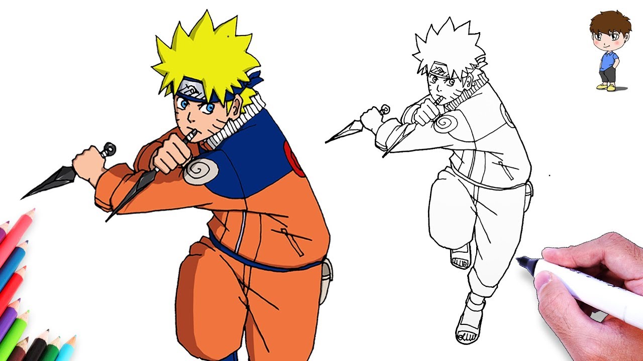 Como Dibujar a Naruto - Dibujos para Dibujar Paso a Paso - Dibujos Faciles de Naruto