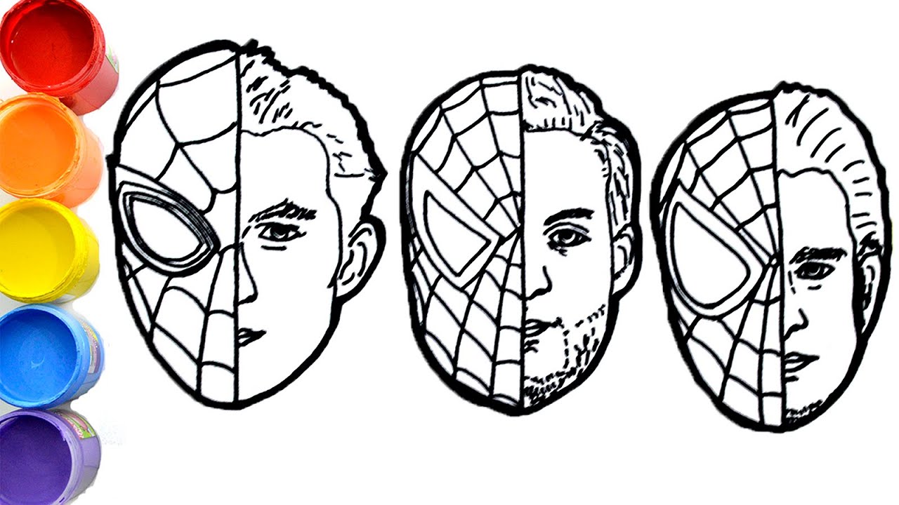 Drawings of the  SPIDER-MAN: NO WAY HOME  extended version - FACES