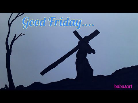 Good Friday  special painting a Jesus Christ / drawing pictures Easter