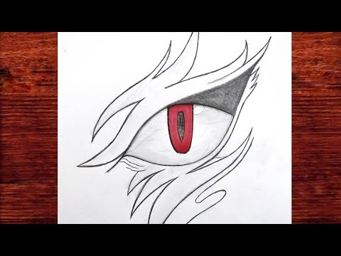 How To Draw Anime Eye Step By Step / Karakalem Kolay Yoldan Anime Göz Nasıl Çizilir @M.A ÇİZİM