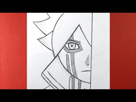 How To Draw Boruto ( Naruto ) - Easy Anime Sketch Tutorial Step By Step @M.A Drawings
