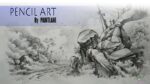 How To Draw Easy and Simple Rocks In A Landscape With Pencil