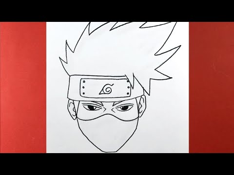 How To Draw Kakashi Hatake / How to draw anime step by step / Easy Sketch Tutorial @M.A Drawings