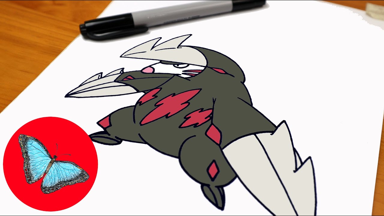 How To Draw Pokemon - Excadrill Easy Step by Step