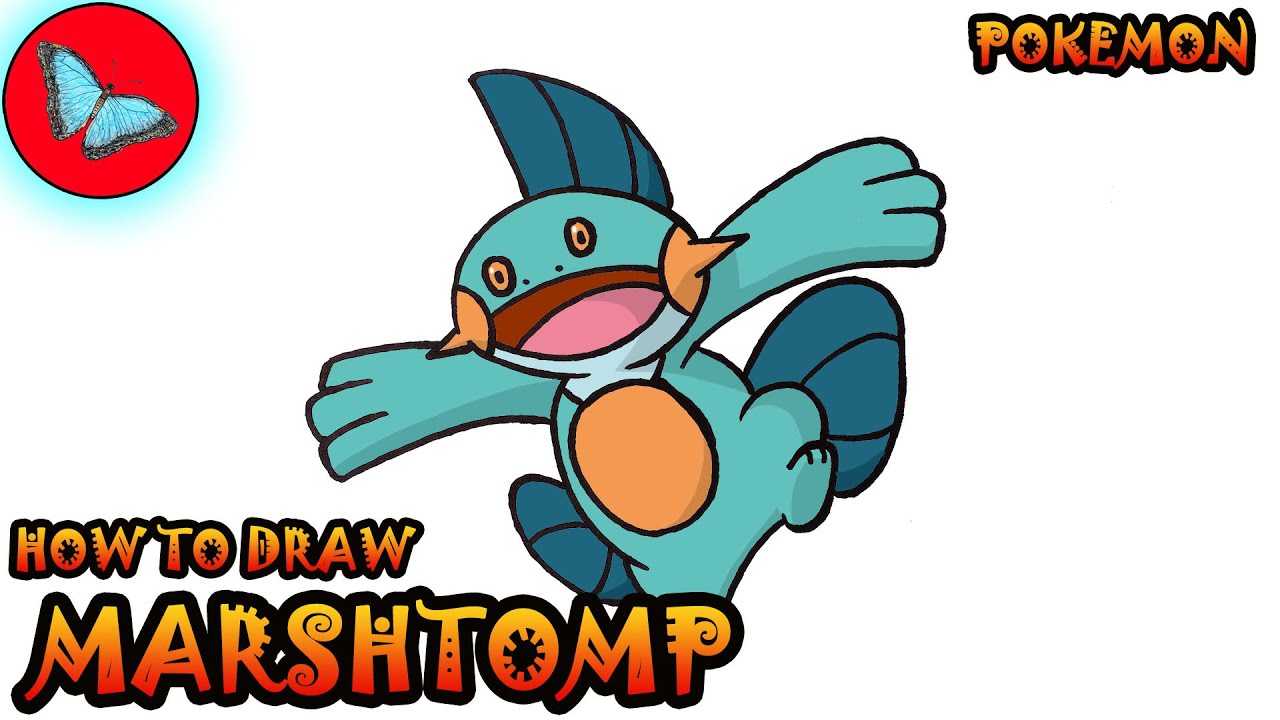 How To Draw Pokemon - Marshtomp