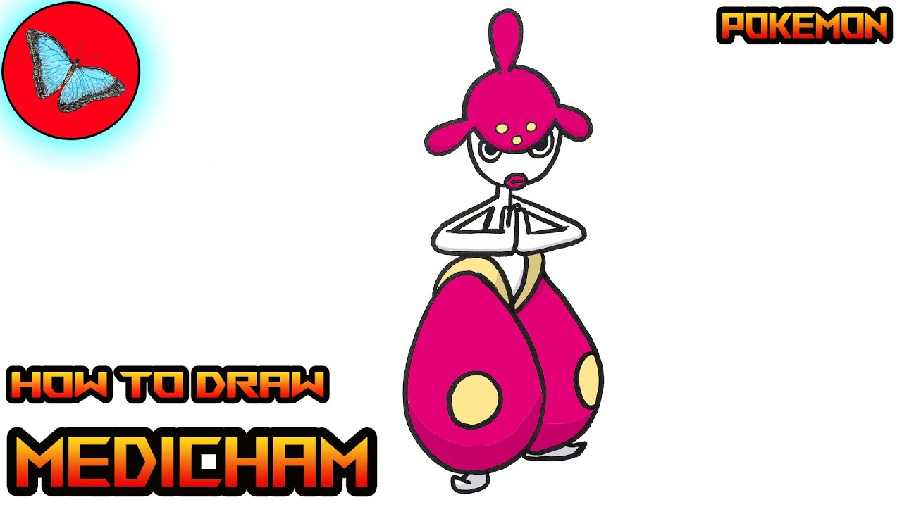 How To Draw Pokemon - Medicham