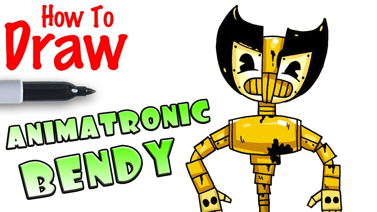 How to Draw Bendy Animatronic