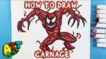 How to Draw CARNAGE!!!