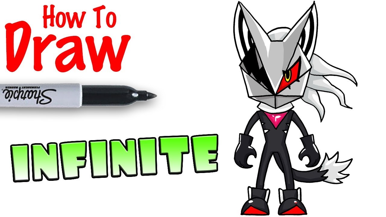 How to Draw Infinite from Sonic Forces