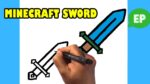 How to Draw Minecraft Sword - Easy Pictures to Draw