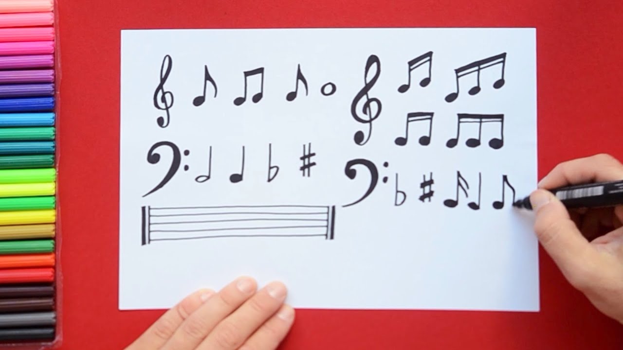 How to draw Musical Notes