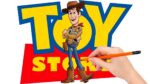 How to draw Sheriff Woody from Toy Story