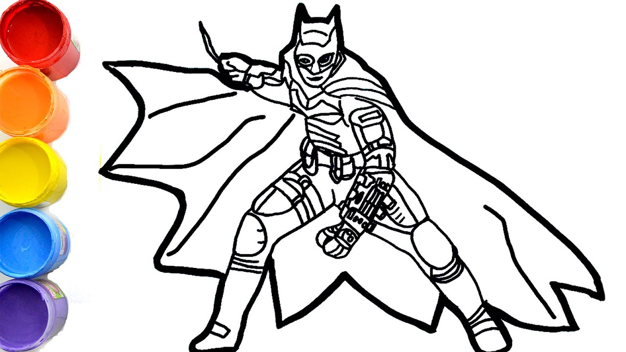 How to draw THE BATMAN | movie 2022