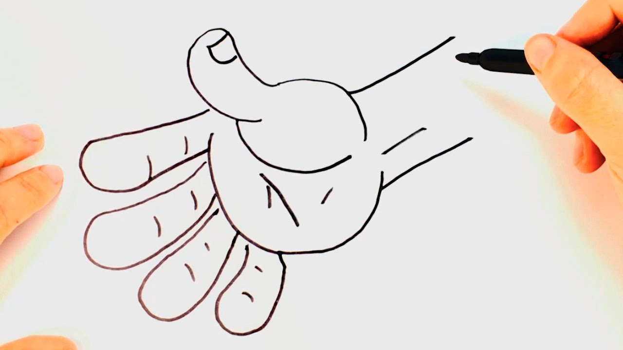Como dibujar una mano