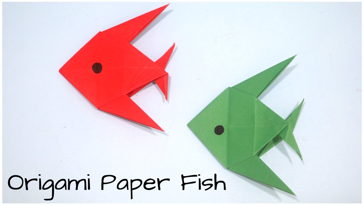 Origami Paper Fish Tutorial Step by Step