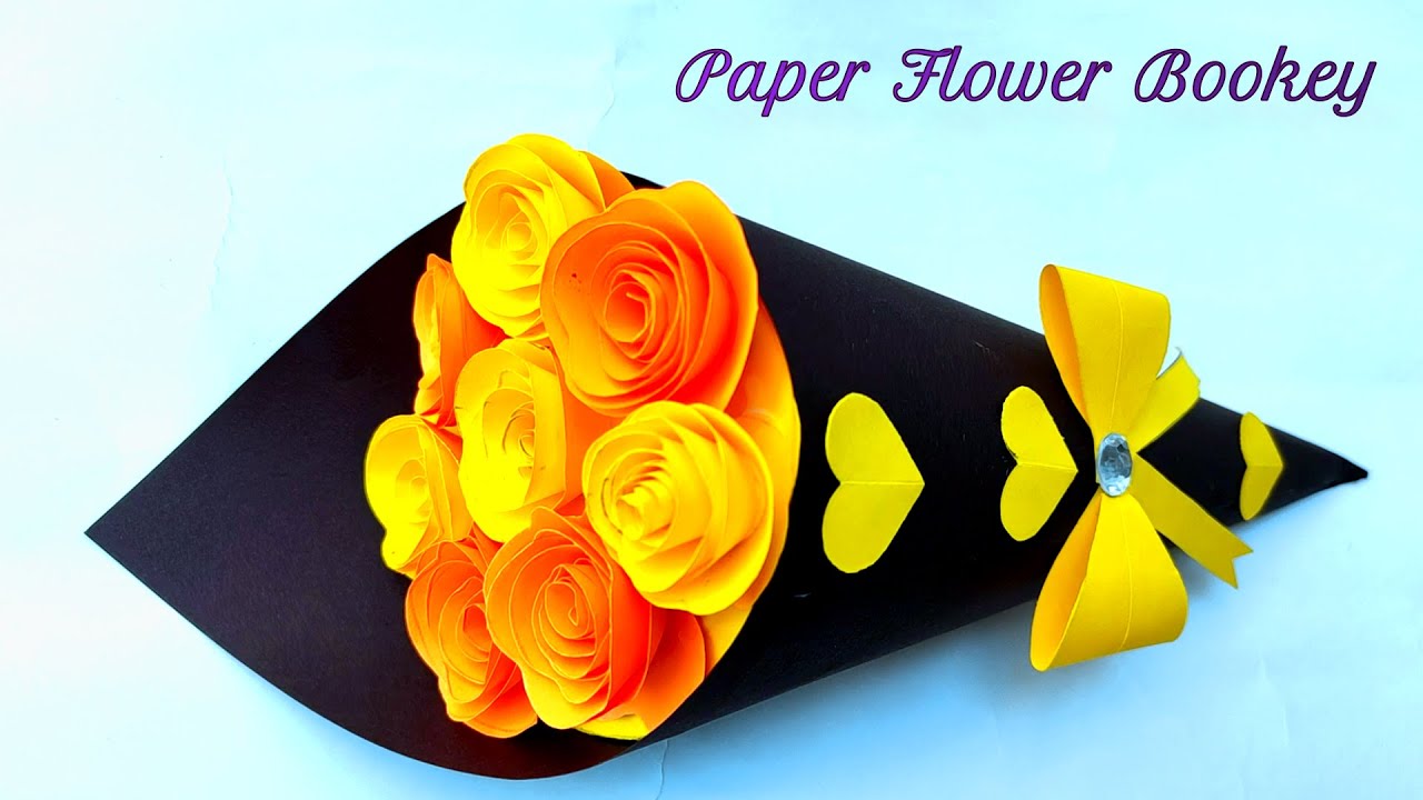PAPER FLOWER Bouquet | Rose Bouquet | Flower Bookey Gift | Handmade Bouquet | Paper BOUQUET